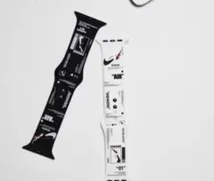 Nike Apple Watchバンド ホワイト•ブラック set