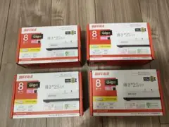 【新品】BUFFALO 8ポート スイッチングハブ4点セット