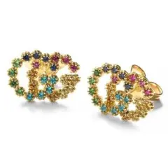 GUCCI K18金ゴールドピアス ランニングG