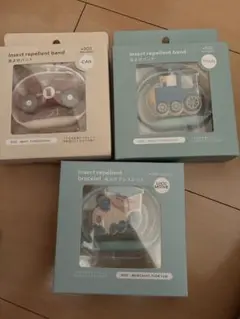 【3つセット・新品未使用品】3COINS 虫よけブレスレット　スリコ　虫よけ