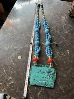 アイヌ　祭りの首飾り（タマサイ）　箱付き　R73-1 アイヌ 首飾り（タマサイ） 箱付き R73-1 （アイヌ 祭りの首飾り