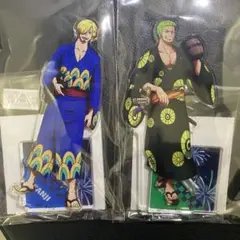 ワンピース onepiece 麦わらストア 新宿 アクリルスタンド ゾロ サンジ