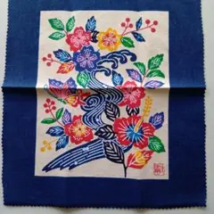 琉球紅型　敷物(小)　クロス
