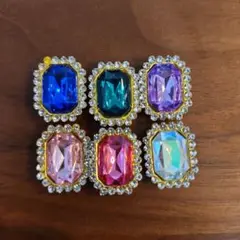 ビジューパーツ 6個セット