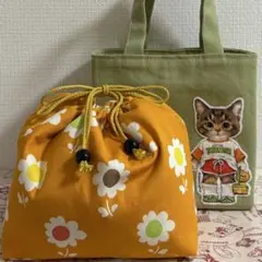 保冷巾着付トートバッグ "リトルサンダー"