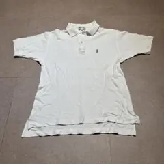Yves saint Laurent ポロシャツ　半袖　白　ホワイト　M