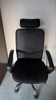 メッシュオフィスチェア ヘッドレスト付き