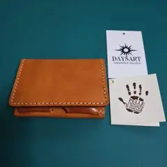DAYSART イタリアンレザー 三つ折りミニウォレット