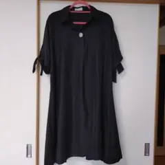 JAYRO 黒 シャツワンピース 半袖