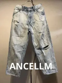 ANCELLM SELVEDGE TAPERED 5P DENIM PANTS