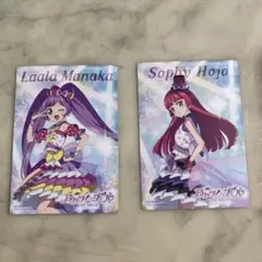 アイカツ プリパラ ムビチケ 第2弾 特典 ブロマイド 真中らぁら 北条そふぃ