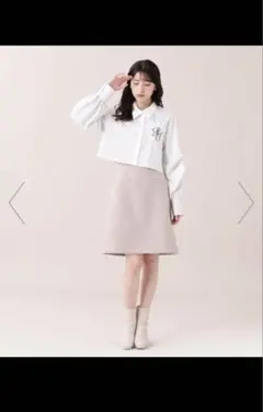 JILL by JILL STUART ボンディング　スカートM