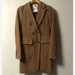 【美品】ダブルボタン チェスターコート 定価約15000円
