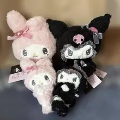 メロウサロミウサ マスコット マイメロ クロミ ハートカラビナ サンリオ ぬい