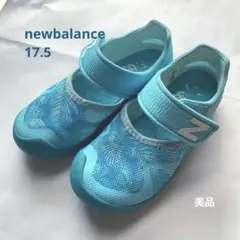 new balance キッズサンダル 水陸両用　17.5 ブラック　夏用