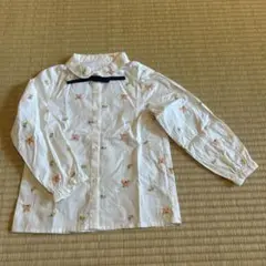 インセクト ブラウス 昆虫柄 セレモニー　オケージョン　キッズシャツ