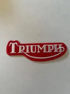 トライアンフTRIUMPH　ワッペン　レッド