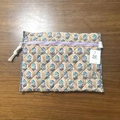 【美品】ブロックプリント タブレットケース