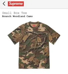 22FW Supreme Small Box Tee Woodland Camo