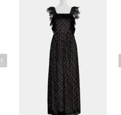 Crayme, Scallop Lace All-In-One ブラックMサイズ