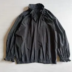 【ジャーナルスタンダード】24AW ブラウス　メモリータフタリボン　黒　FREE