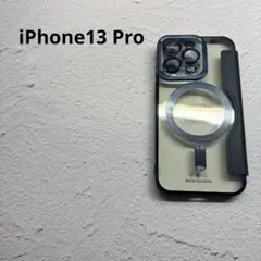iPhone13 Pro 手帳型ケース　ブルー