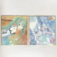 プロセカ 43C 初音ミク ミニ色紙 モモミク モモジャン
