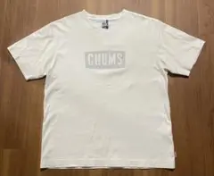 CHUMS ホワイト Tシャツ Lサイズ