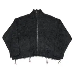 FACCIES -【SHAGGY DRIVERS KNIT JACKET】
