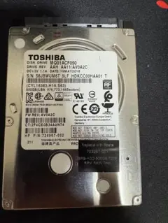 TOSHIBA MQ01ACF050 500GB HDD