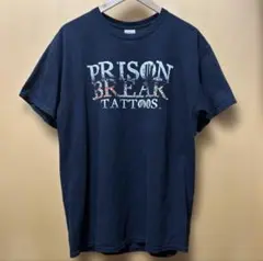 00s GILDAN PRISON BRAKE tee "Dark Navy"