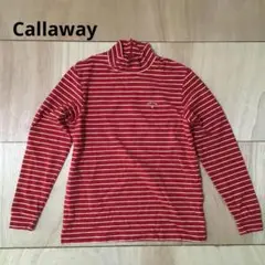 Callaway キャロウェイ ハイネックボーダーカットソー