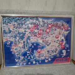 初代　ポケモン図鑑　赤　完成品　額縁入り