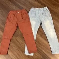 120cm 男の子ズボン　2枚セット