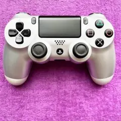 PS4 コントローラー 純正 シルバー v1P-7 【美品】