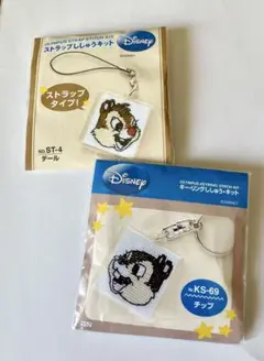 ディズニー ししゅうキッド チップ＆デール セット