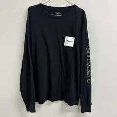 ellesse ブラック 長袖カットソーロンT Ｌ　　ラ31