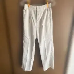 LOWRYS FARM ホップサックワイドパンツ　アイボリー　M