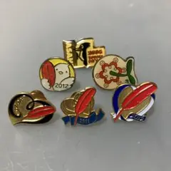 ピンバッジ　6種　セット
