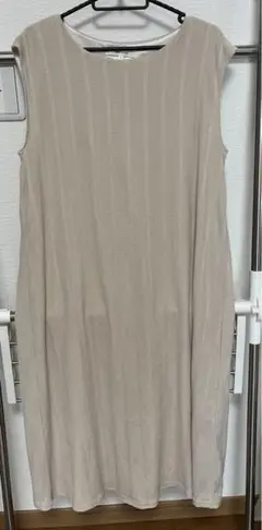 未使用品　ピンクアドベ ノースリーブ ロングワンピース Lサイズ
