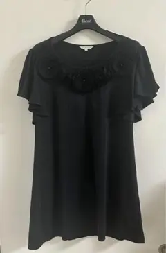 値下げ☆TO BE CHIC プリーツ　フリル袖 チュニック