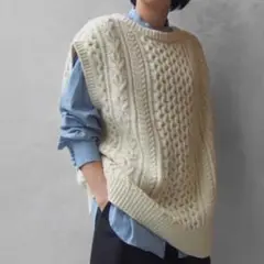 auralee 19aw アランニット ベスト オーラリー