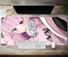 ホロライブ　Vtuber 湊あくあ　マウスパッド　デスクマット　プレイマット