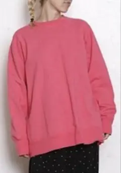 WALLA WALLA SPORT 13oz BIG SWEAT ピンク　M