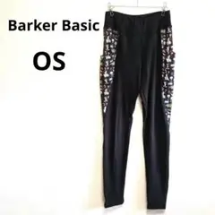 Barker Basic【OS】ポケット付きスパッツ 黒 キャラクター柄