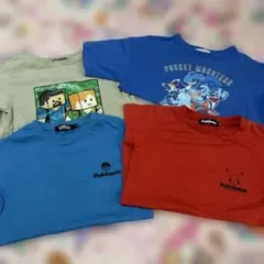 マイクラ　ポケモン　半袖Tシャツ　130サイズ　まとめ売り