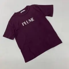 AMERICAN HOLIC プリント クルーネック Tシャツ パープル M
