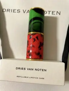 Dries Van Noten・リップスティックケースセット・専用ポーチ付き Dries Van Noten】リップスティック リフィル＆ケースセット