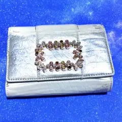 samannsatabasa サマンサタバサ 財布 ビジュー 折りたたみ
