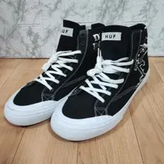 HUF　ハフ　PEANUT　スヌーピー　コラボ　ハイカット　スニーカー　27㌢